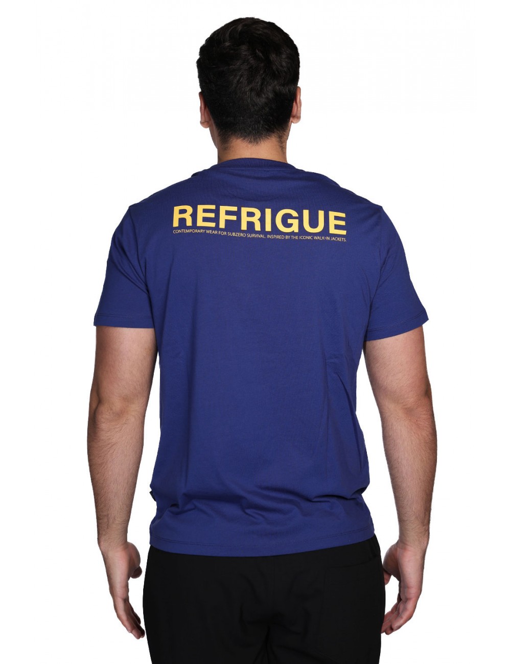 t-shirt refrigue UOMO BLU MARINO MARINE - R4518M261 vista frontale