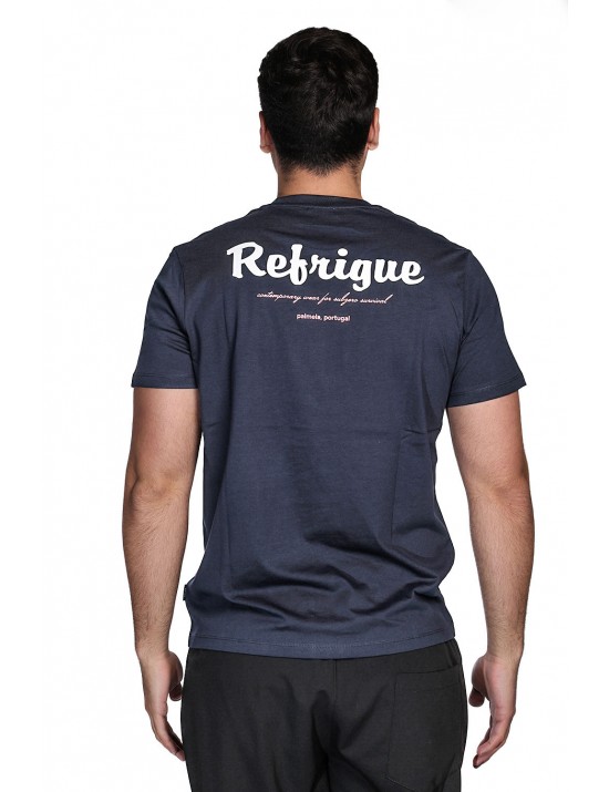 t-shirt refrigue UOMO NAVY - R4523M261 vista frontale