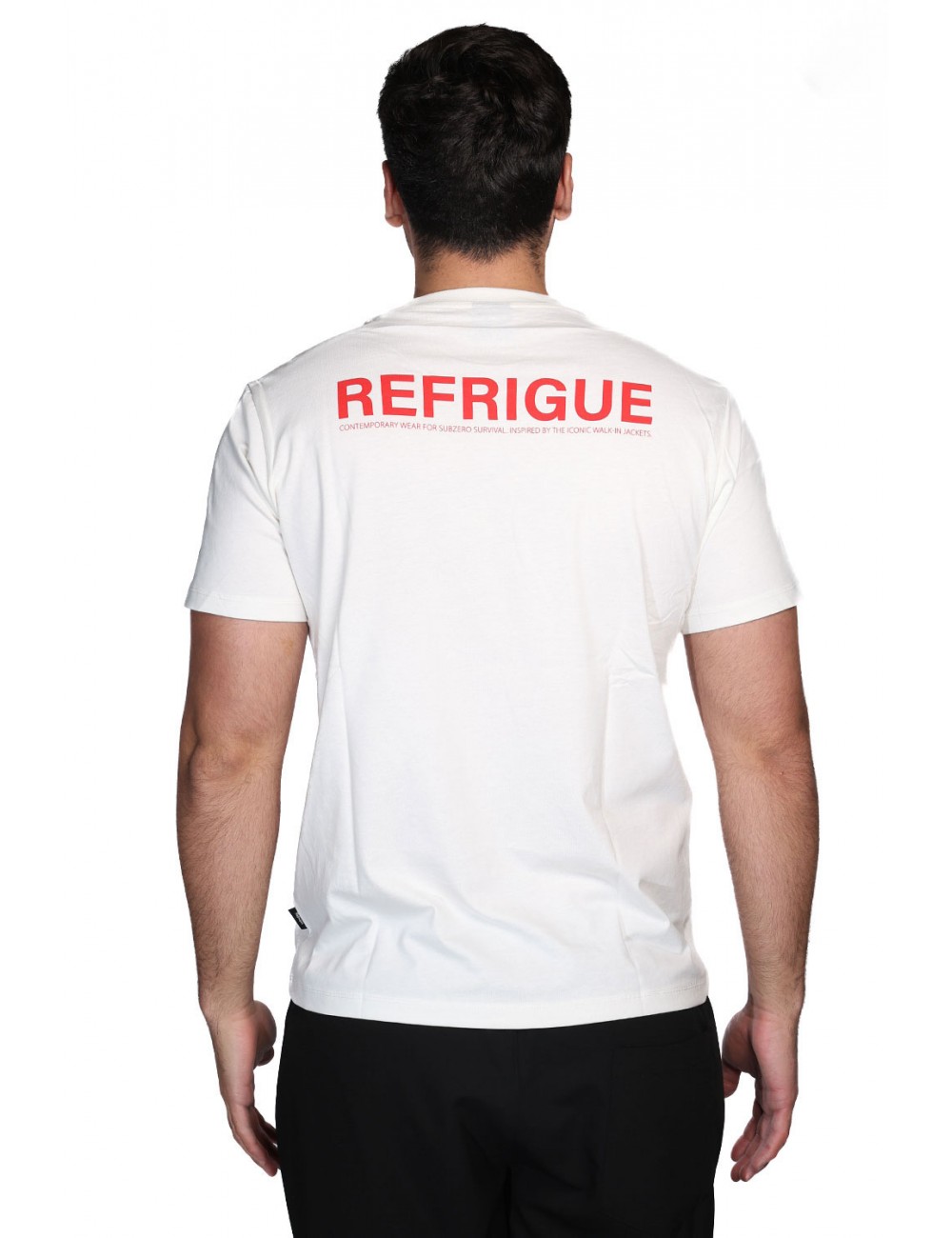 t-shirt refrigue UOMO WHITE - R4518M261 vista posteriore