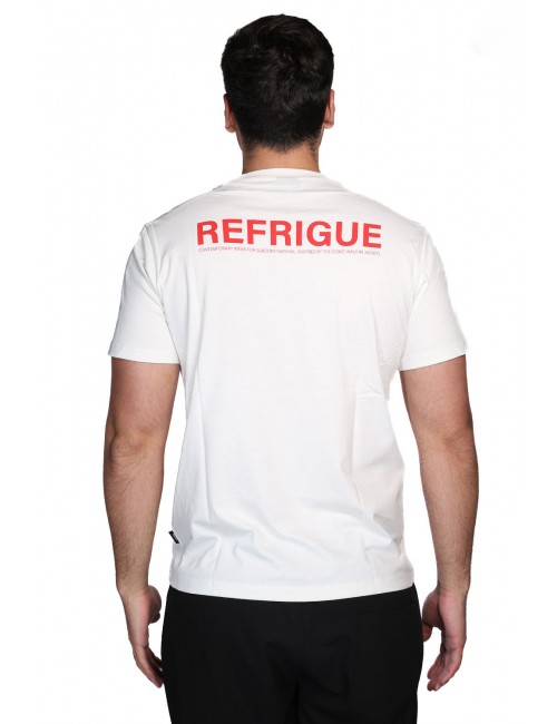 t-shirt refrigue UOMO WHITE - R4518M261 vista posteriore