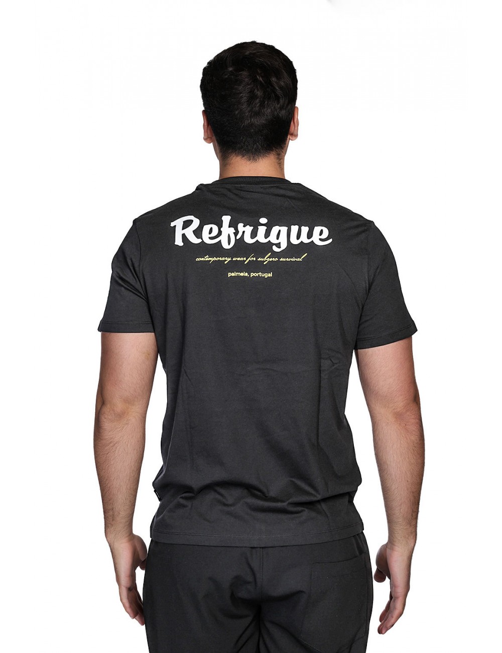 t-shirt refrigue UOMO BLACK - R4523M261 vista posteriore