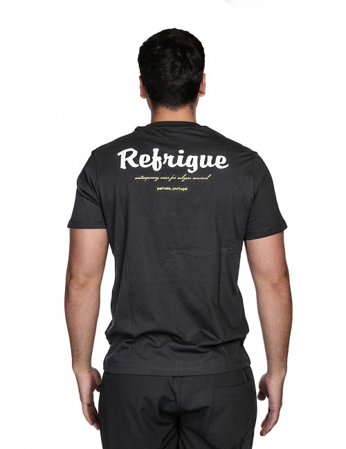 t-shirt refrigue UOMO BLACK - R4523M261 vista posteriore