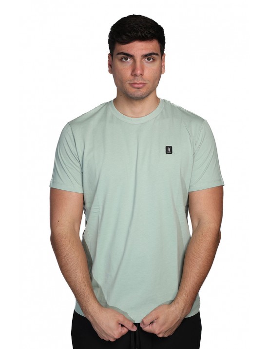 t-shirt refrigue UOMO VERDE SALVIA SAGE - R4529M261 vista frontale