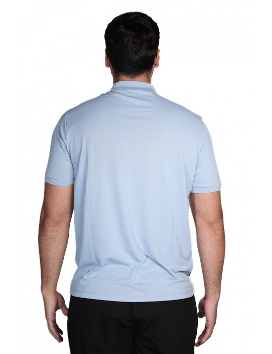 polo refrigue UOMO AZZURRA FOG - R5025M261 vista frontale