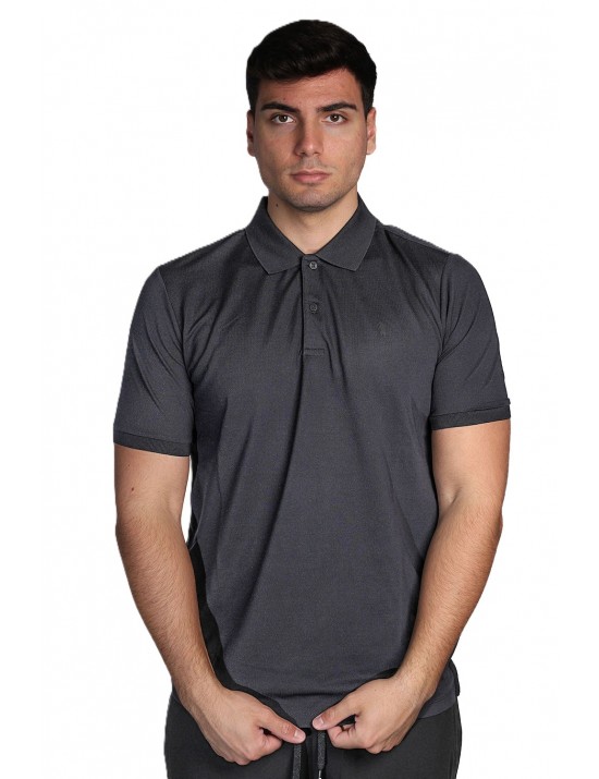 polo refrigue UOMO BLACK - R5025M261 vista frontale