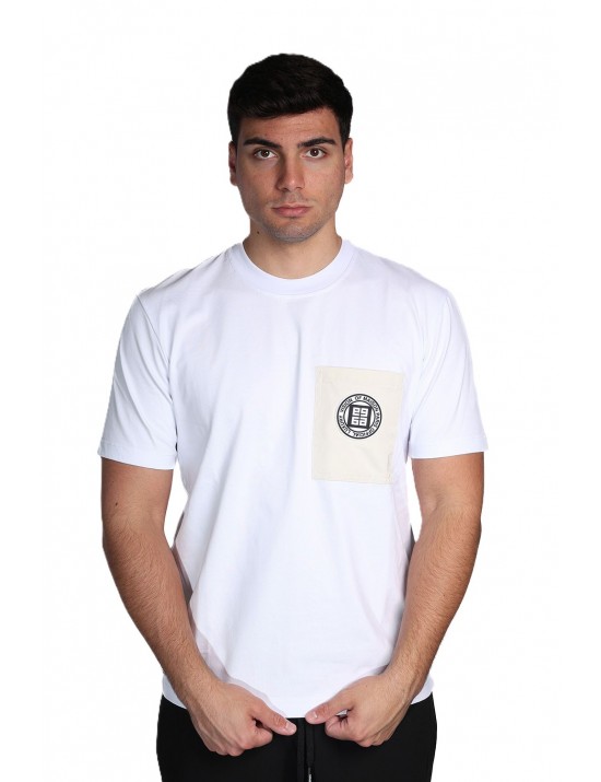 t-shirt maison 9 paris UOMO BIANCA - M9M2931 vista frontale