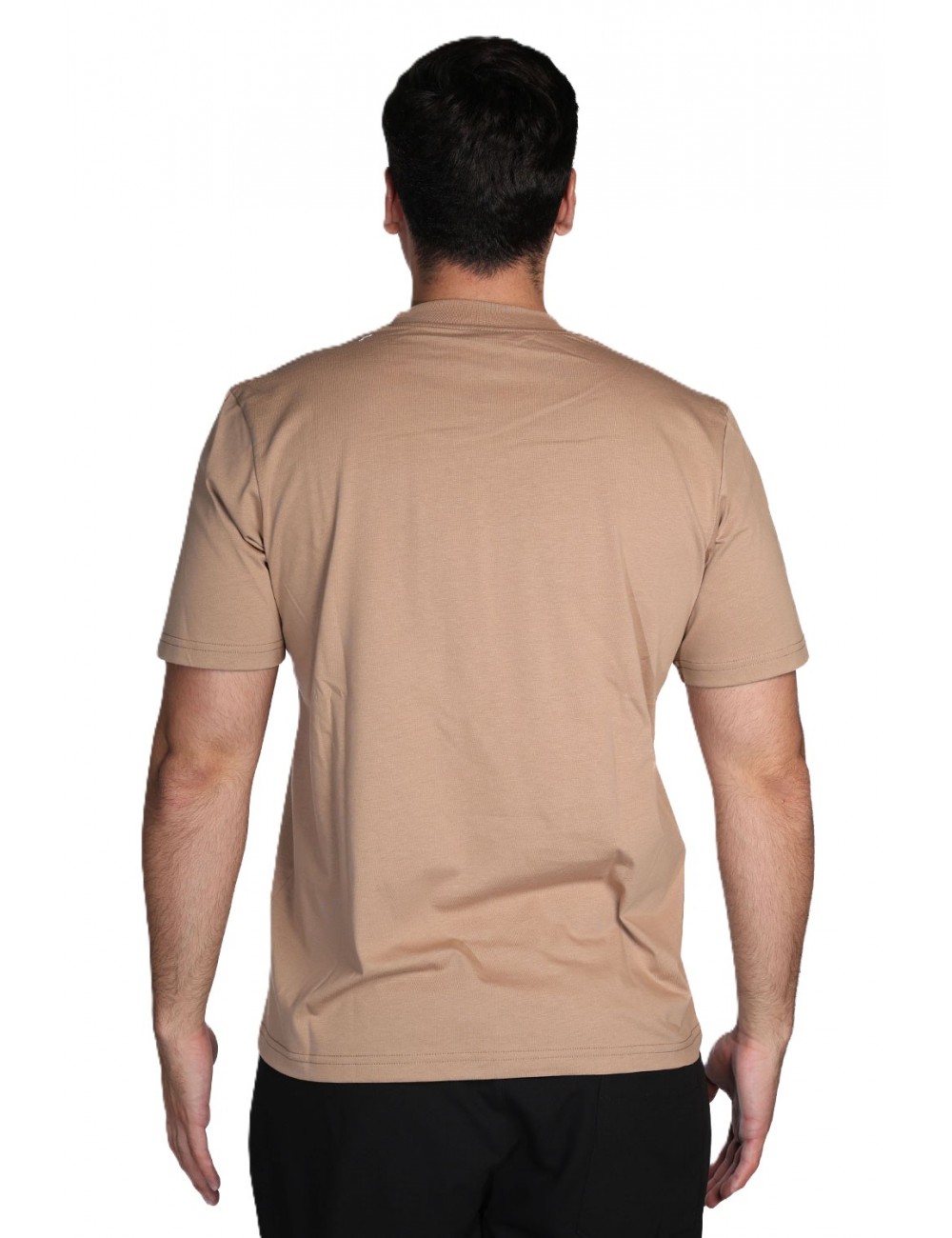 t-shirt maison 9 paris UOMO MARRONE CHIARO CAMEL - M9M2932 vista frontale