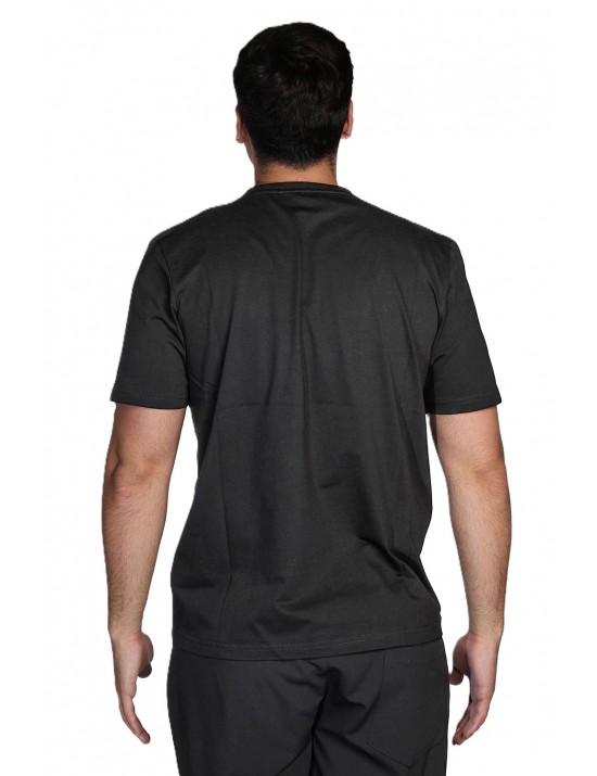 t-shirt maison 9 paris UOMO NERA - M9M2897 vista frontale