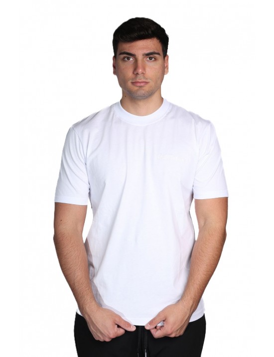 t-shirt maison 9 paris UOMO BIANCA - M9M2908 vista frontale