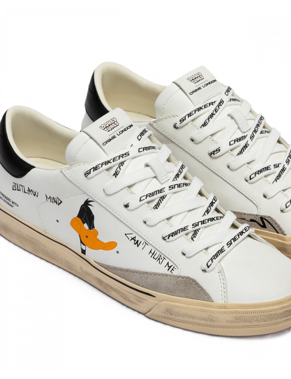 scarpe crime london UOMO BIANCHE - 77080PP8.10 vista dettaglio