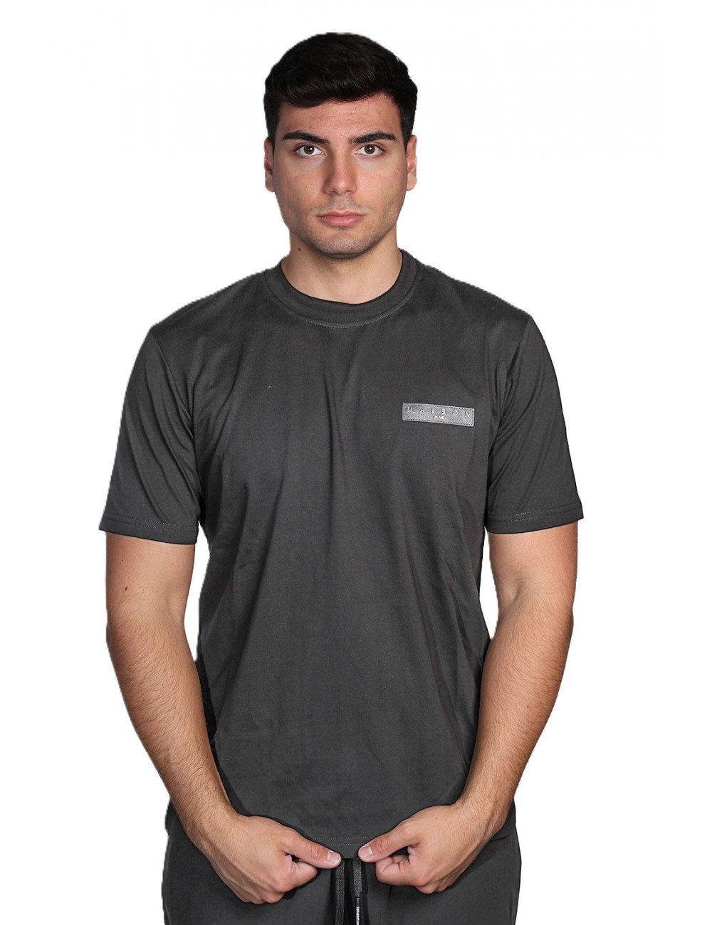 t-shirt maison 9 paris UOMO NERA - M9M2904 vista frontale