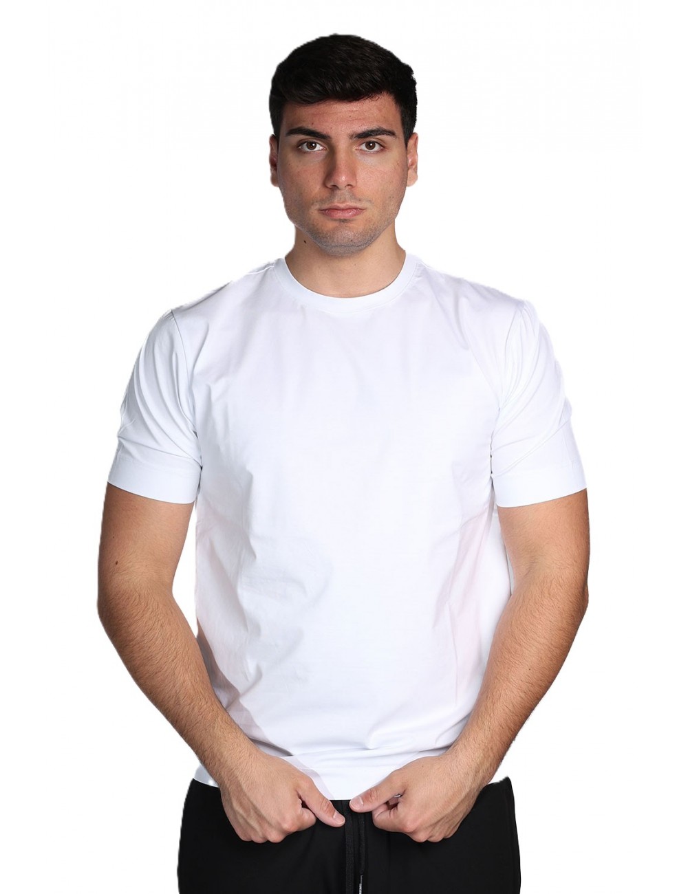 t-shirt gazzarrini UOMO BIANCA - TE265G vista frontale