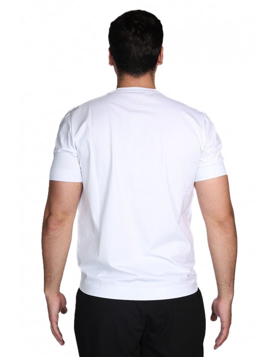t-shirt gazzarrini UOMO BIANCA - TE265G vista frontale