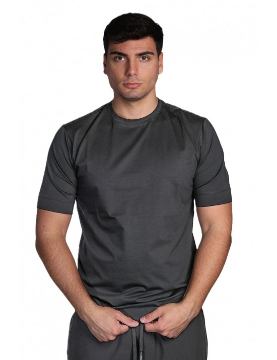 t-shirt gazzarrini UOMO NERA - TE265G vista frontale