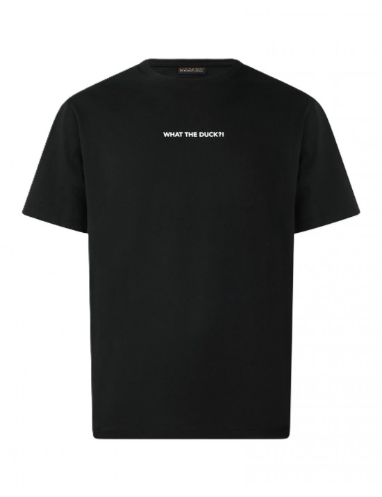 t-shirt save the duck UOMO NERA 10000 - DT2797M - BESY22 BERN vista frontale