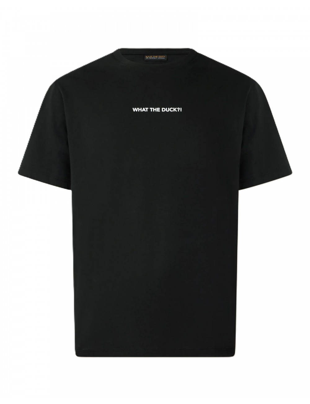 t-shirt save the duck UOMO NERA 10000 - DT2797M - BESY22 BERN vista frontale