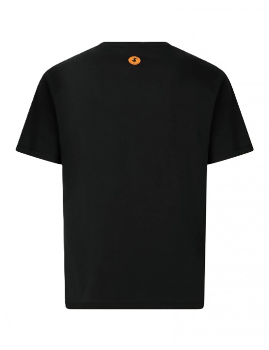 t-shirt save the duck UOMO NERA 10000 - DT2797M - BESY22 BERN vista frontale