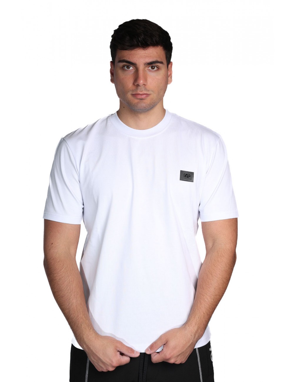t-shirt maison 9 paris UOMO BIANCA - M9M2901 vista frontale