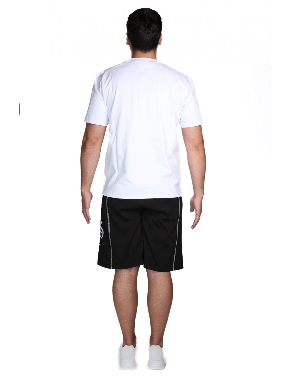 t-shirt maison 9 paris UOMO BIANCA - M9M2901 vista completo posteriore