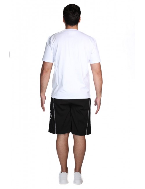 t-shirt maison 9 paris UOMO BIANCA - M9M2901 vista completo posteriore