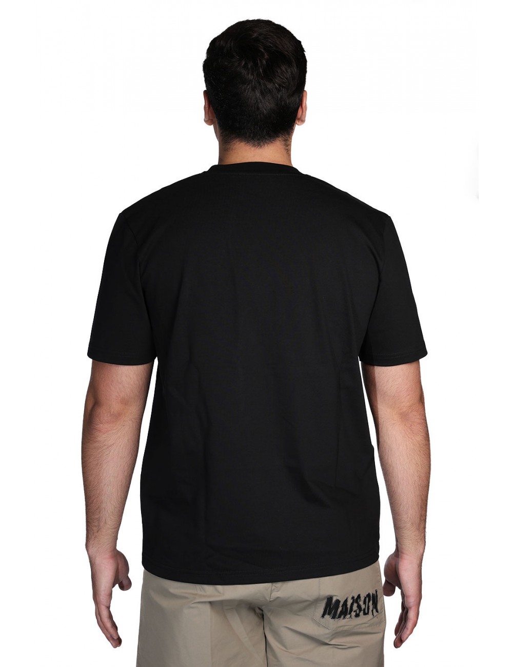 t-shirt maison 9 paris UOMO NERA - M9M2901 vista posteriore
