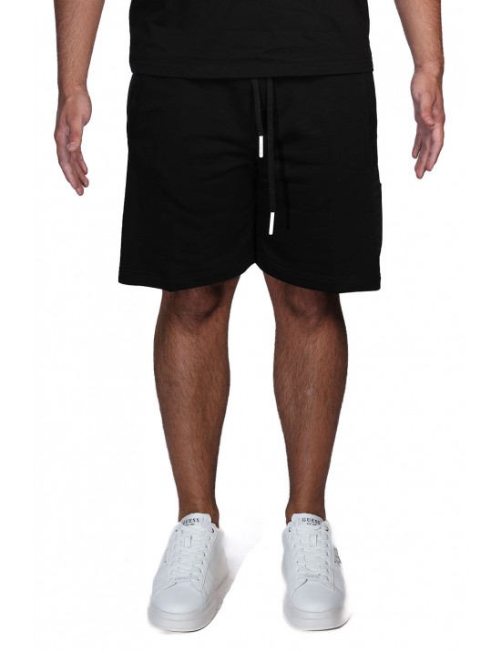 pantaloncino maison 9 paris UOMO NERO - M9S882 vista frontale