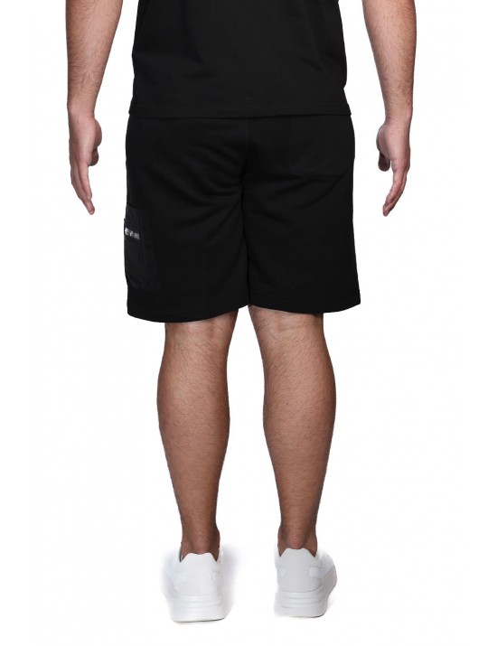 pantaloncino maison 9 paris UOMO NERO - M9S882 vista frontale