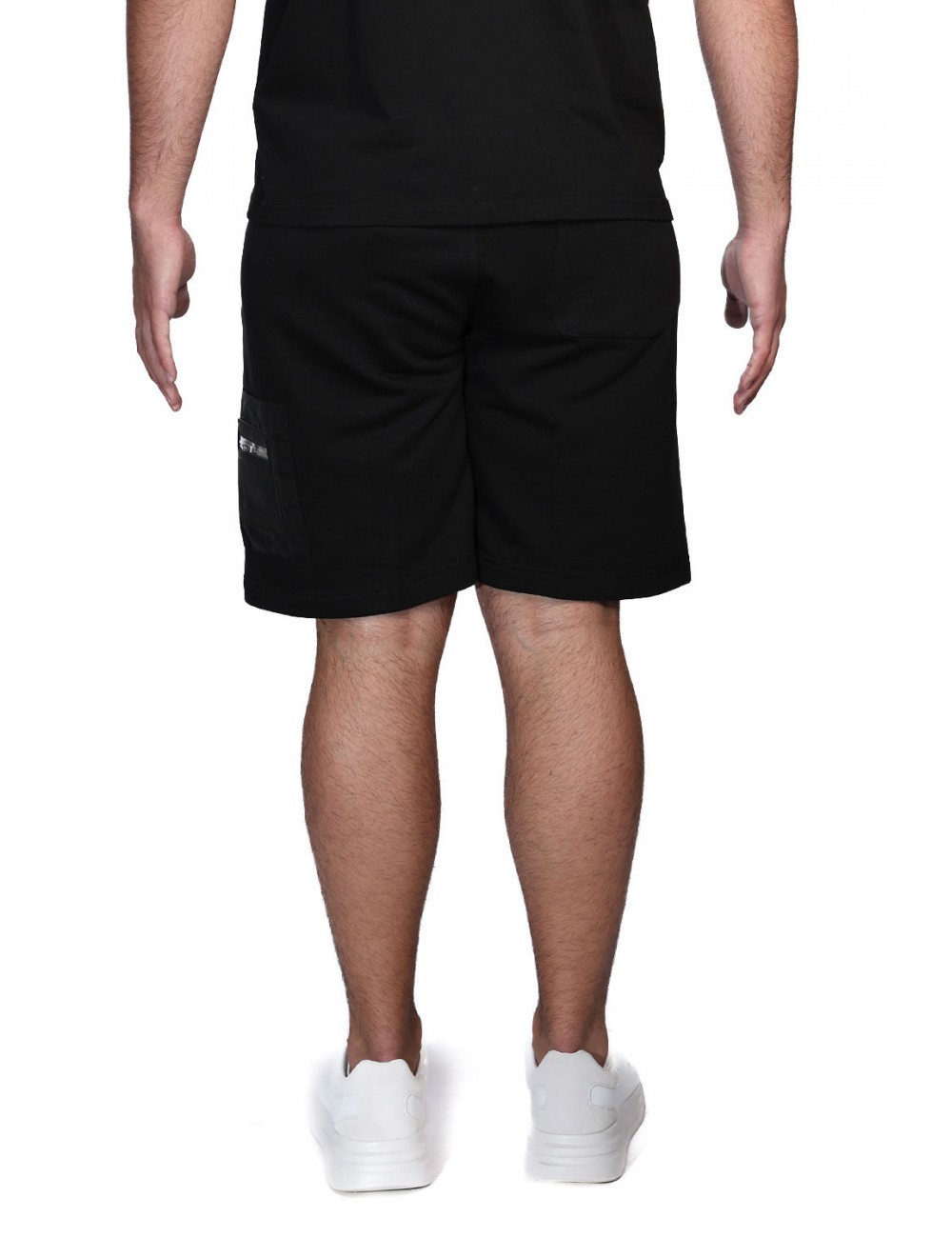 pantaloncino maison 9 paris UOMO NERO - M9S882 vista posteriore