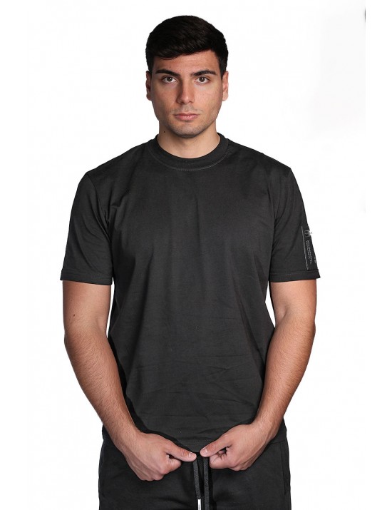 t-shirt maison 9 paris UOMO NERA - M9M2894 vista frontale