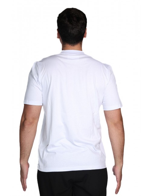 t-shirt maison 9 paris UOMO BIANCA M9M2904 vista posteriore