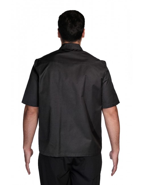 camicia maison 9 paris UOMO NERA - M9CM497 vista frontale