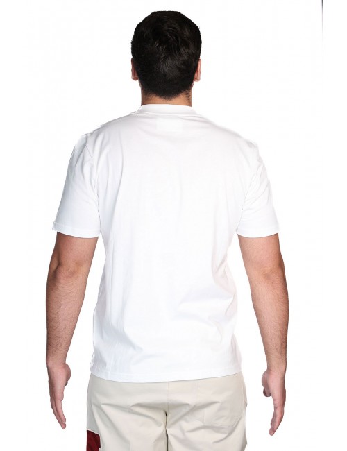t-shirt maison 9 paris UOMO BIANCA PANNA - M9M2897 vista frontale
