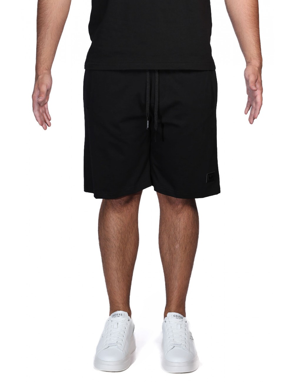 pantaloncino maison 9 paris UOMO NERO - M9S887 vista frontale