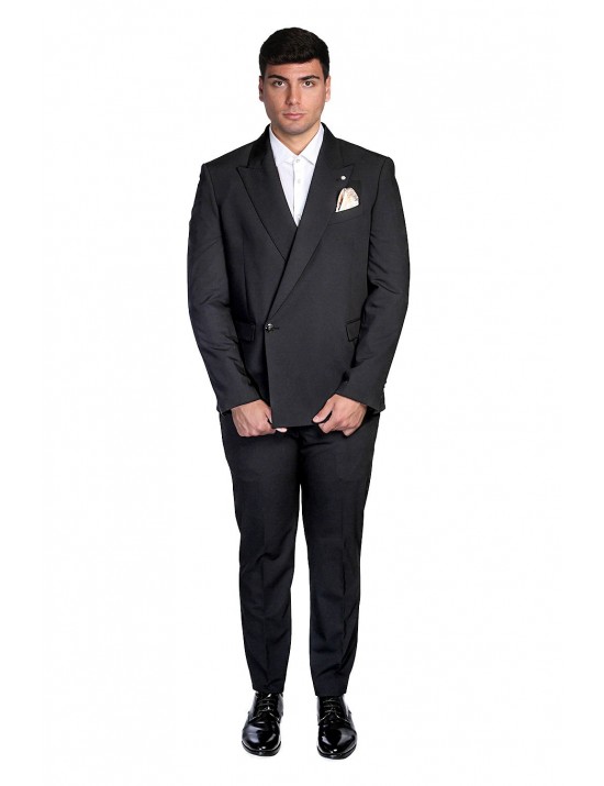 abito bharnaba philosophy UOMO NERO - WASABI - AB7297 vista frontale