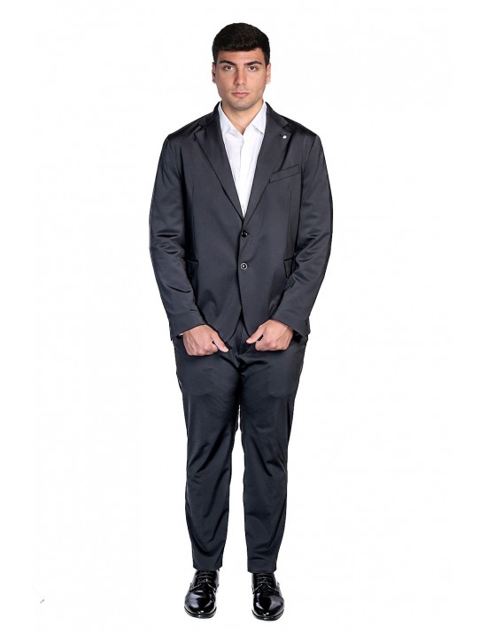 abito bharnaba philosophy UOMO NERO - ISEO - ABS700 vista frontale