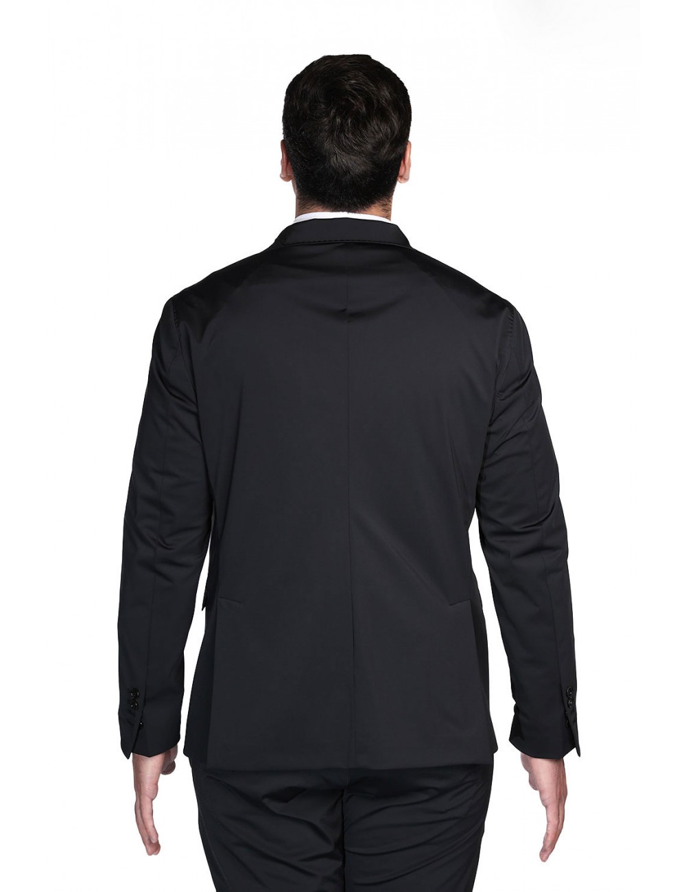 abito bharnaba philosophy UOMO NERO - ISEO - ABS700 vista giacca posteriore