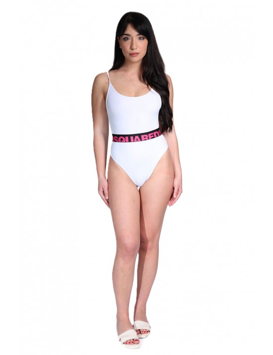 costume dsquared2 DONNA BIANCO 112 - D6BH95290 vista frontale