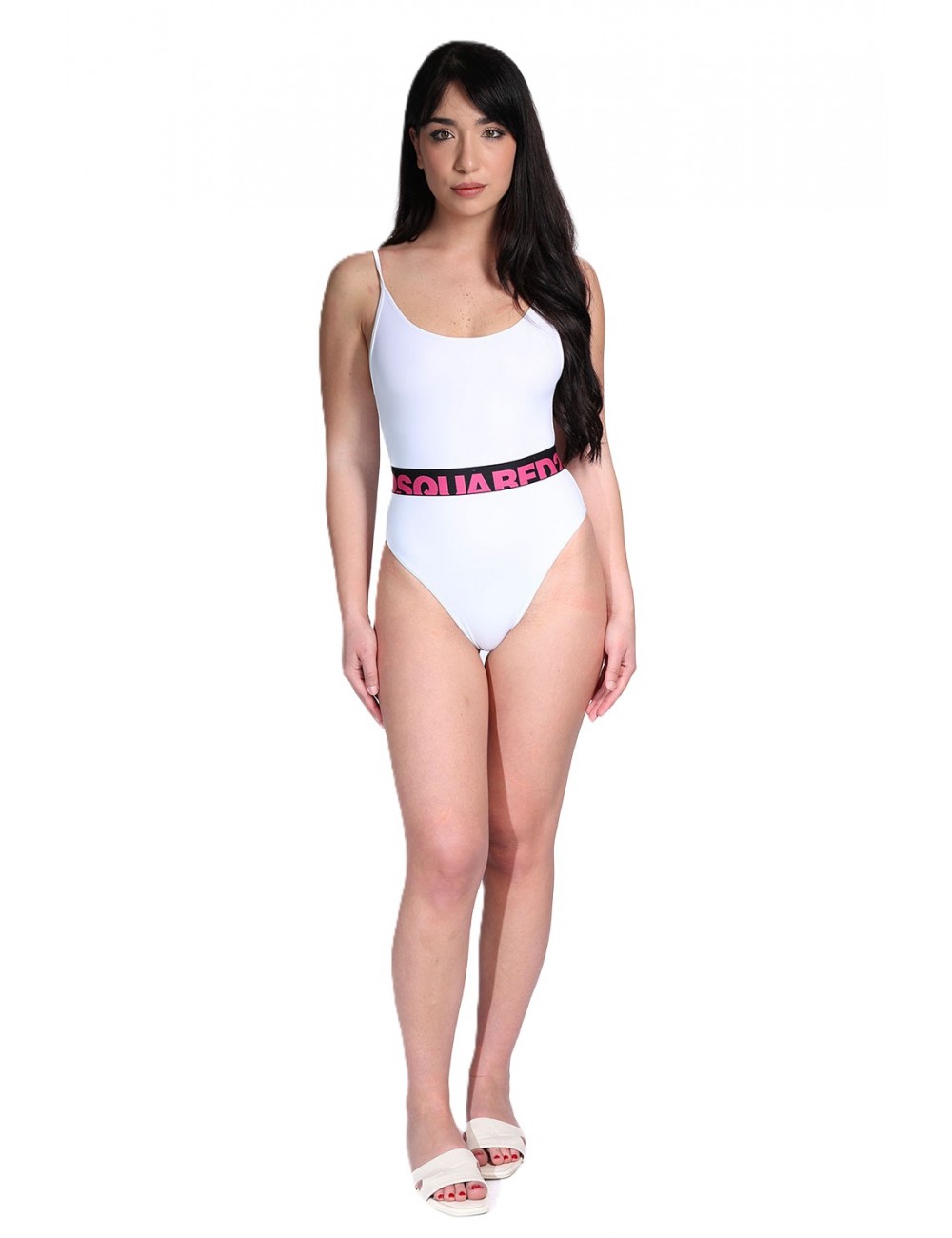 costume dsquared2 DONNA BIANCO 112 - D6BH95290 vista frontale