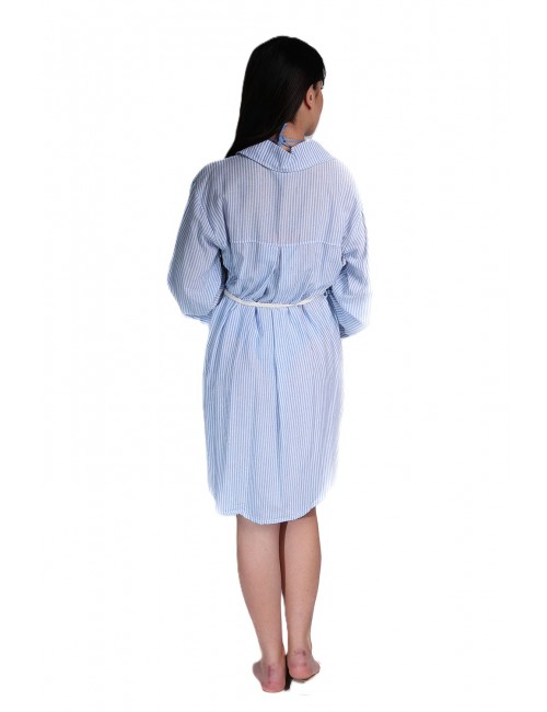 abito a camicia copricostume cotazur DONNA CELESTE V2 - CMC61049 vista posteriore 2