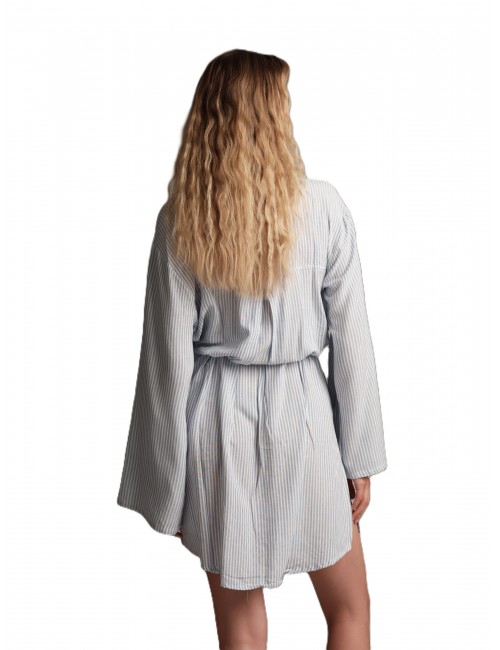 abito a camicia copricostume cotazur DONNA CELESTE V2 - CMC61049 vista posteriore