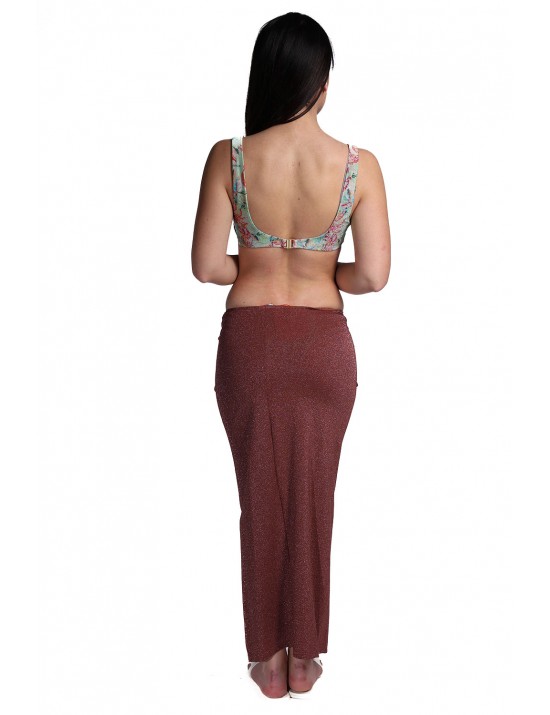 gonna lunga copricostume cotazur DONNA AMARANTO V1 - PAC61072 vista frontale