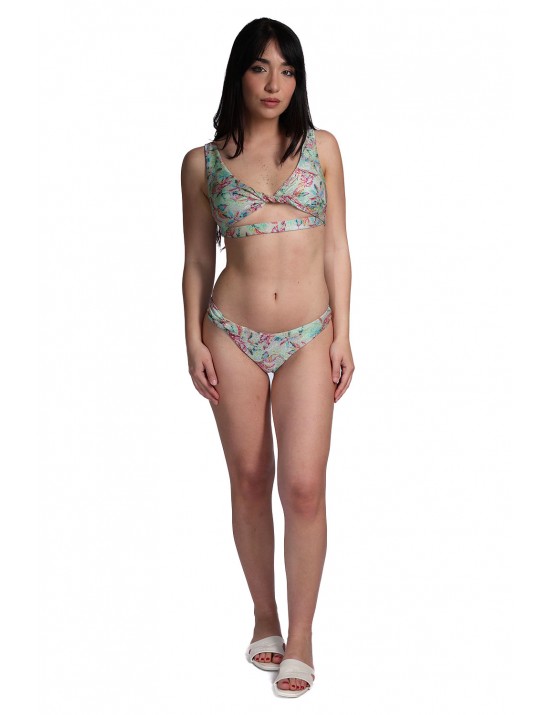 costume cotazur DONNA VERDE TROPICANA V1 - BKC61002 vista frontale