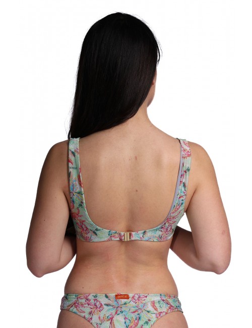 costume cotazur DONNA VERDE TROPICANA V1 - BKC61002 vista posteriore top