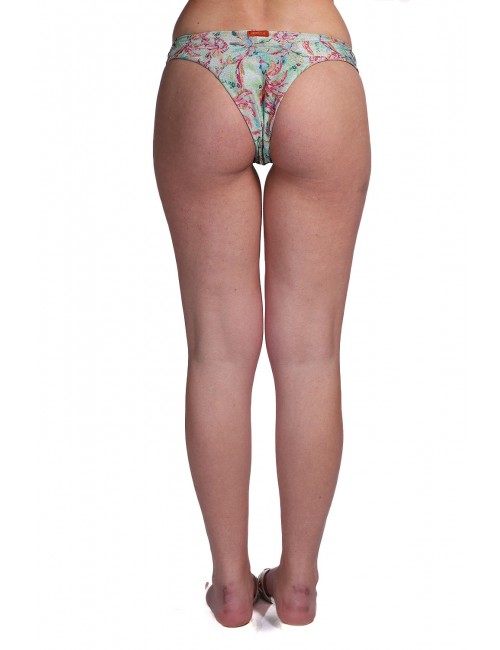 costume cotazur DONNA VERDE TROPICANA V1 - BKC61002 vista posteriore slip