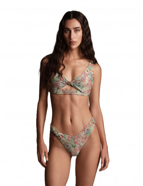 costume cotazur DONNA VERDE TROPICANA V1 - BKC61002 vista frontale 2