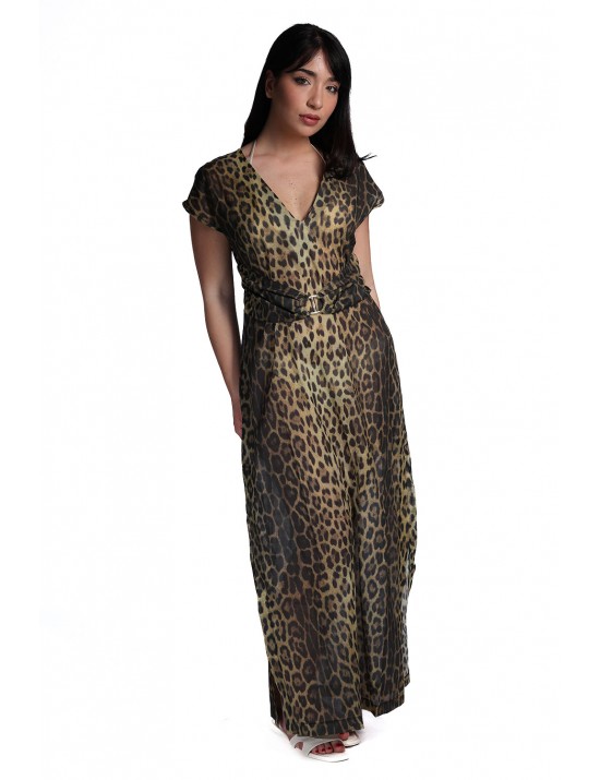abito lungo copricostume moschino DONNA MARRONE 1888 - V2A2607 - 9432 vista frontale