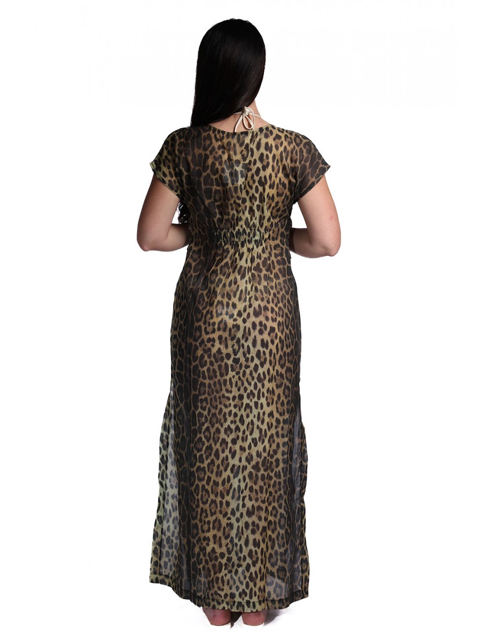 abito lungo copricostume moschino DONNA MARRONE 1888 - V2A2607 - 9432 vista posteriore