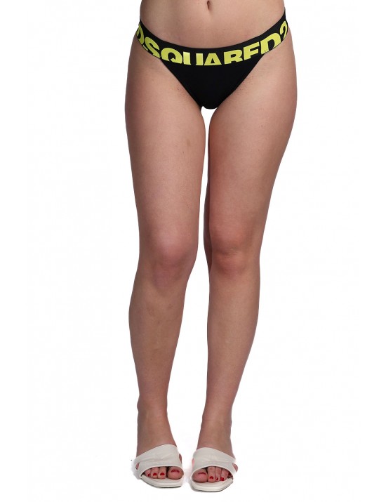 costume a slip dsquared2 DONNA NERO 014 - D6B3H5290 vista frontale
