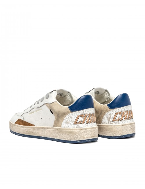 scarpe crime london UOMO BIANCHE - 11201AA8.10 vista posteriore