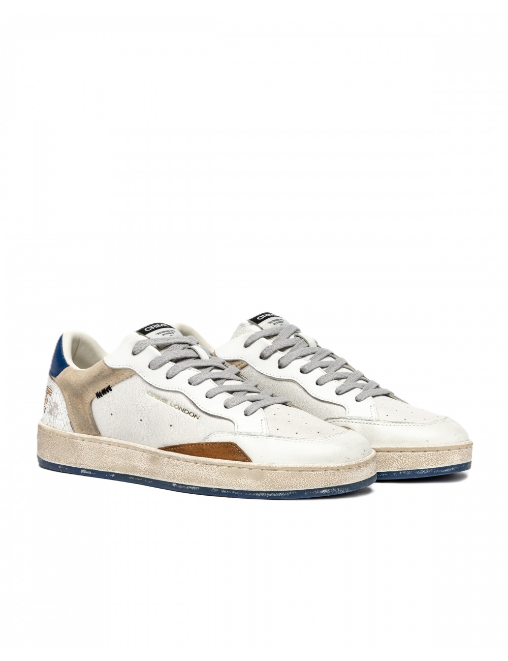scarpe crime london UOMO BIANCHE - 11201AA8.10 vista frontale